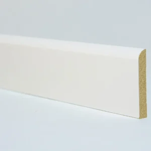 ZOCALO MDF PREPINTADO BLANCO 5,71CM X 9MM X 2.44MTS