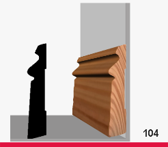ZOCALO DE EUCALIPTUS 14MM X 69MM X 2.70MTS
